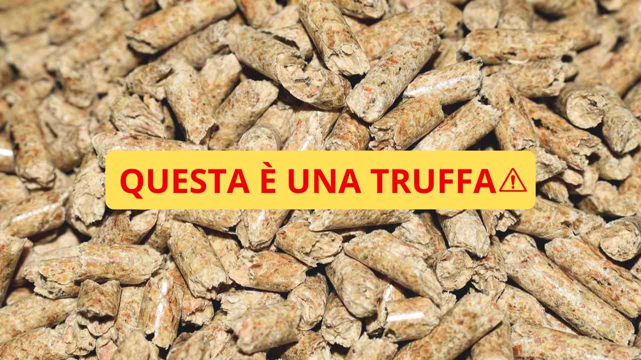 Truffa del pellet in sconto