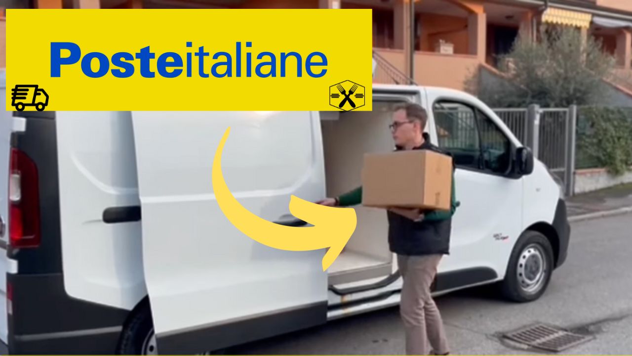 novità Poste consegna cibo