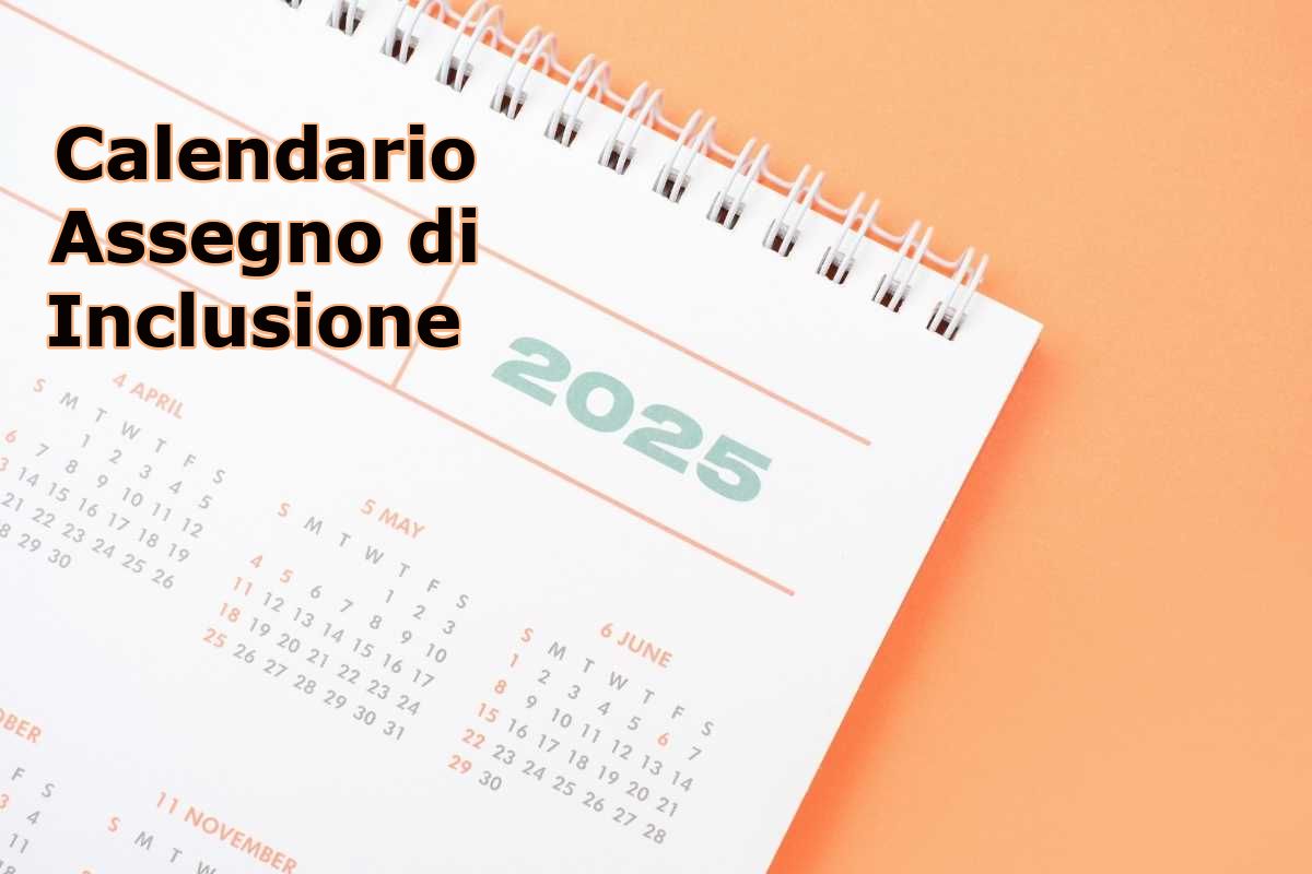 calendario 2025 scritta calendario assegno di inclusione